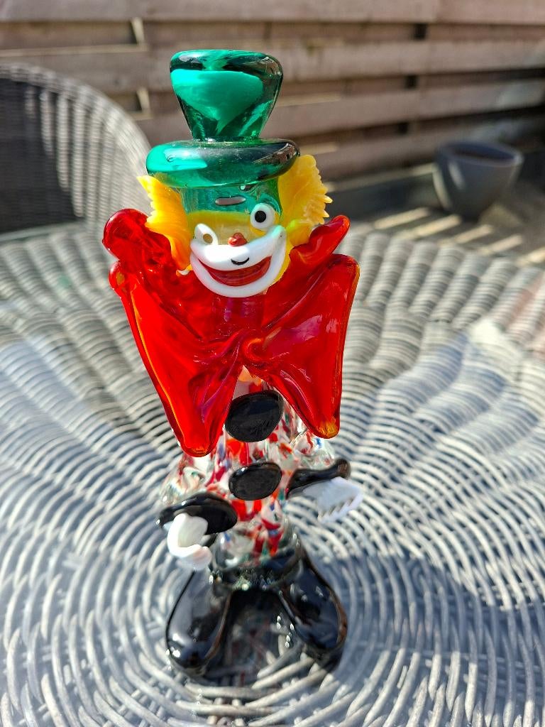 murano glas clown., Antiek en Kunst, Curiosa en Brocante, Ophalen of Verzenden