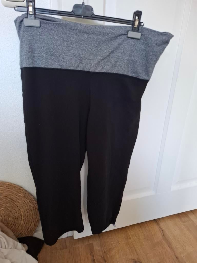 H&M Sport Legging Zwart/Grijs Maat XL, H&M, Verzenden, Zwart, Maat 46/48 (XL) of groter