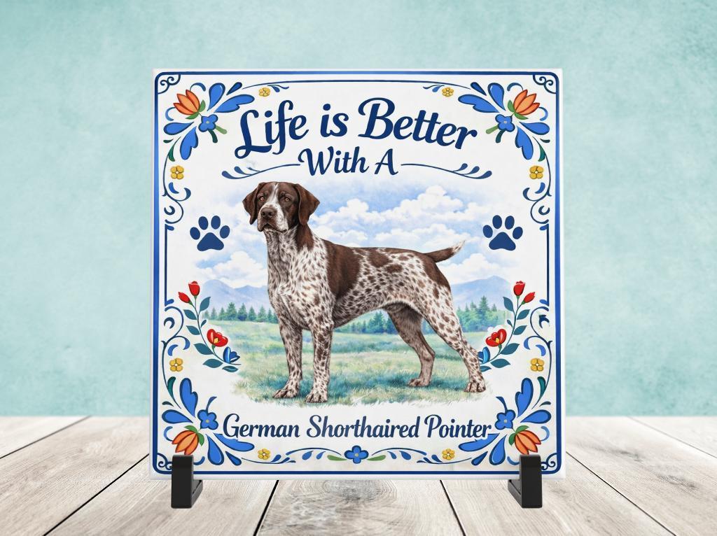 Life is Better With a German Shorthaired Pointer - Tegel, Verzenden, Nieuw