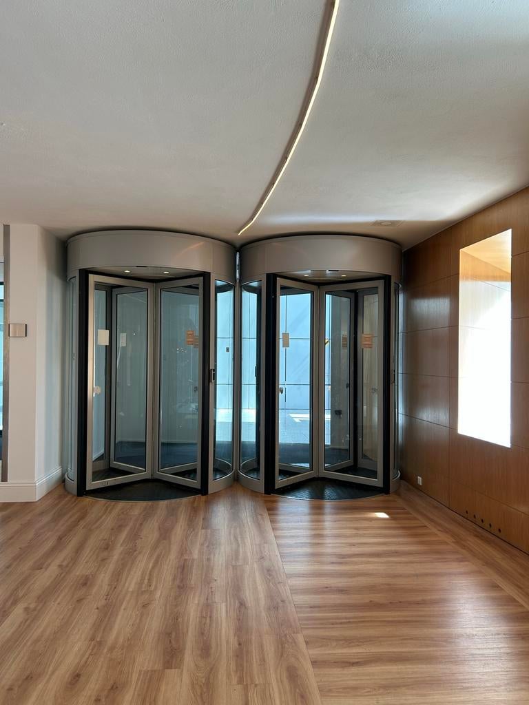 2 Tourniquet/draaideuren 200 breed x 260 hoog., Doe-het-zelf en Verbouw, Deuren en Horren, Ophalen, Gebruikt, Overige typen, Glas