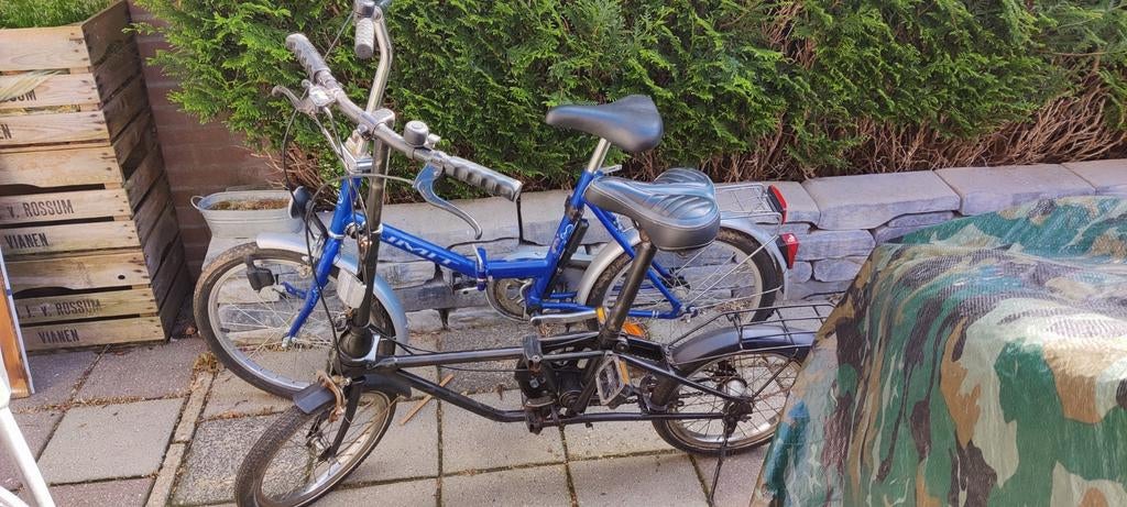 Twee vouwfietsen, ook los te koop, Ophalen, Minder dan 10 versnellingen, Gebruikt, Minder dan 49 cm