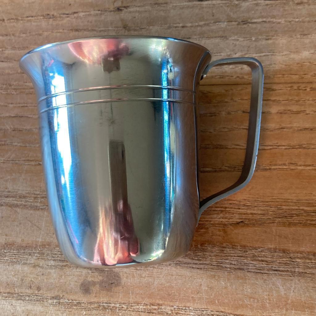 Vintage Sola GZ rvs kinderbeker - nieuw, Antiek en Kunst, Ophalen of Verzenden