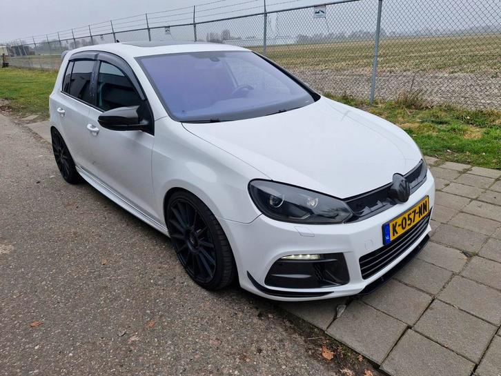 Volkswagen Golf 6 R20 2.0TSI 352PK 4-M 5DR 6-DSG 2010 Wit, Auto's, Volkswagen, Particulier, Golf, 4x4, ABS, Achteruitrijcamera