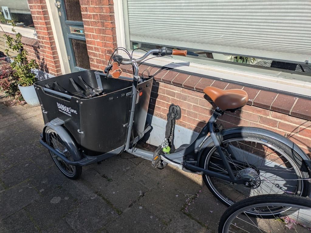 Babboo Curve (niet-elektrisch). Inclusief regenhoes., Fietsen en Brommers, Fietsen | Bakfietsen, Ophalen, Gebruikt, 4 kinderen of meer