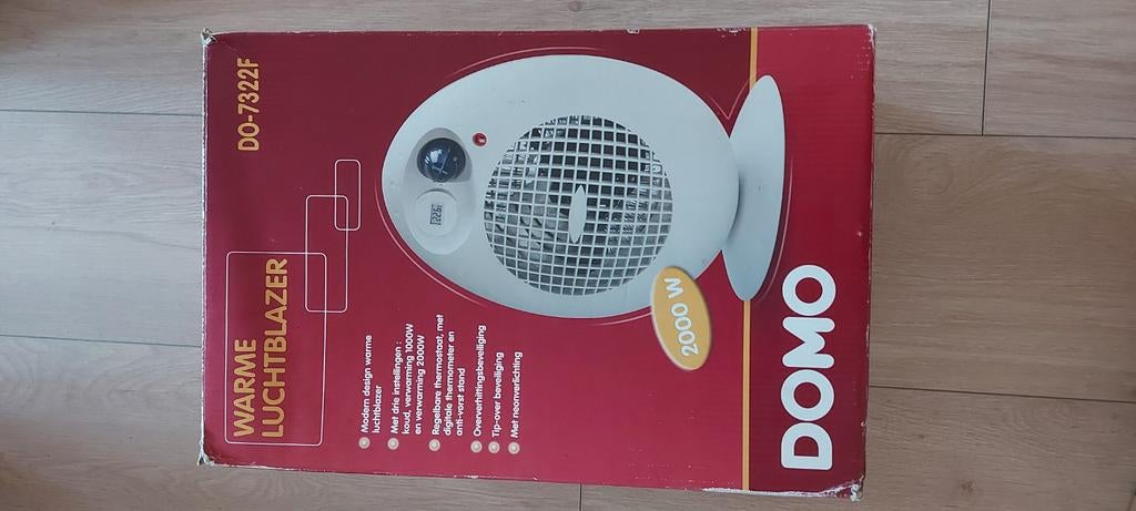 Domo Warme Luchtblazer DO-7322F - 2000W - Goede staat, Gebruikt, Minder dan 30 cm, Overige typen, Minder dan 60 cm