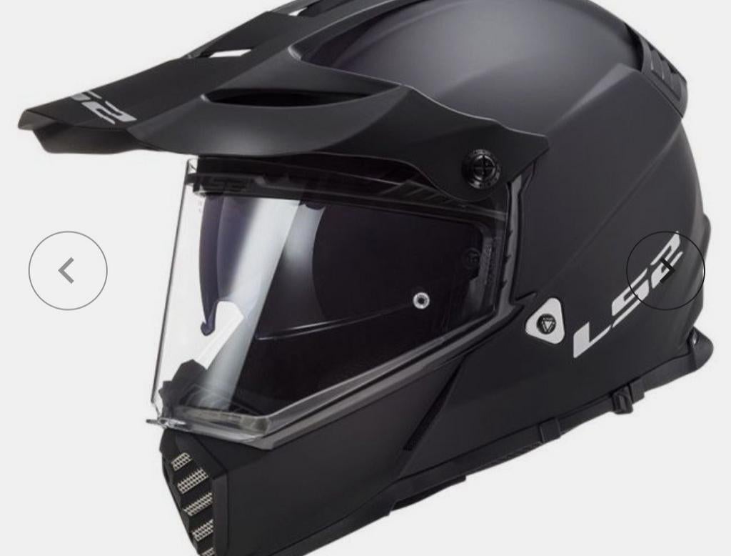 LS2 Helm - Zo Goed Als Nieuw!, Motoren, Lazer, Offroadhelm, Dames, Ophalen of Verzenden