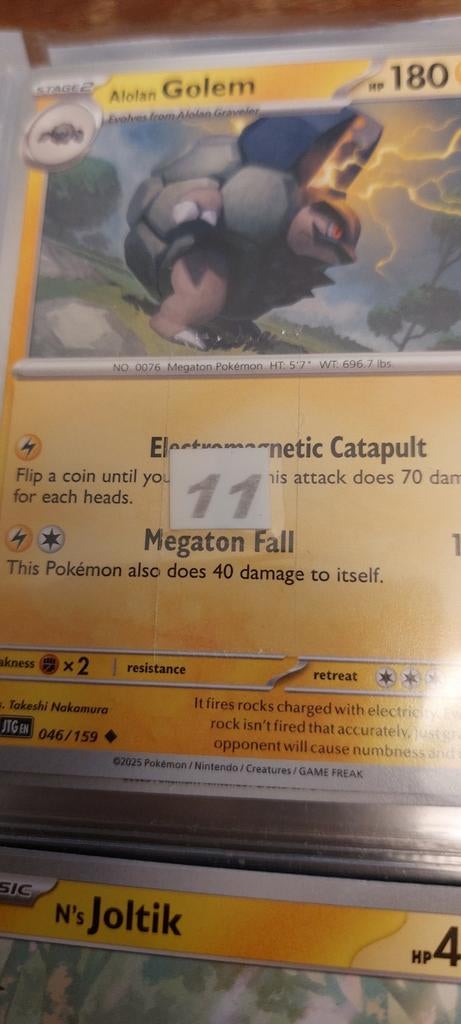 46 golem journey together pokemon kaart, Ophalen of Verzenden, Zo goed als nieuw