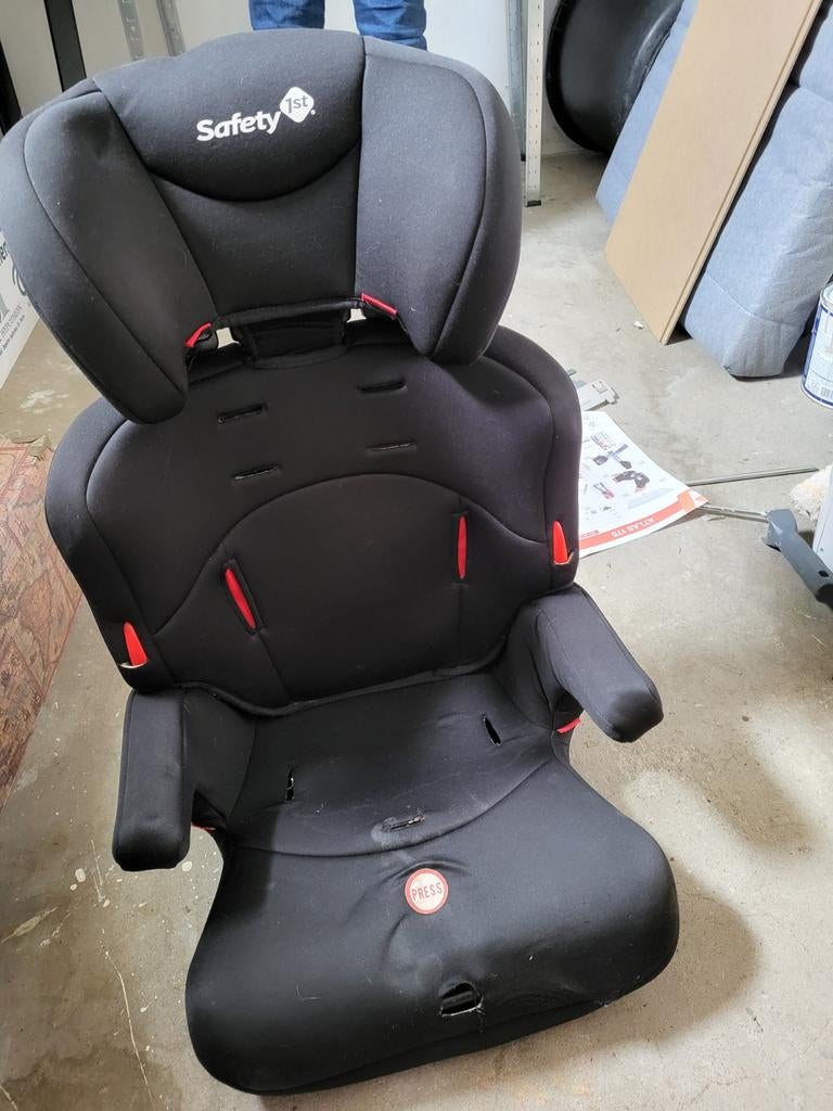 Safety first autostoel, Autogordel, Zo goed als nieuw, Verstelbare rugleuning, Ophalen