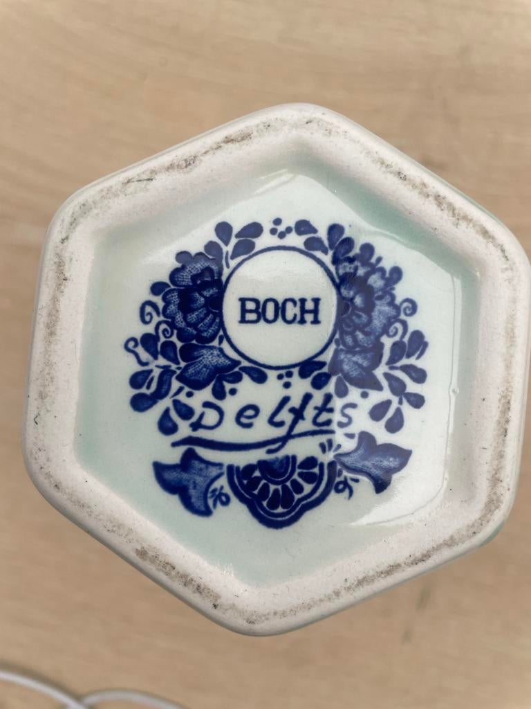 Vintage Royal Sphinx Boch Delfts Blauw Vazen Set, Antiek en Kunst, Ophalen