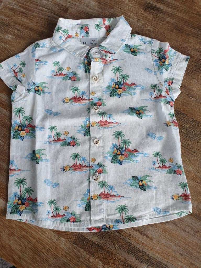 Schattig hawaii bloesje 62, Kinderen en Baby's, Ophalen of Verzenden, Zo goed als nieuw, Jongetje, Shirtje of Longsleeve