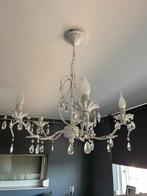 Kroonluchter roomwit, Huis en Inrichting, Lampen | Kroonluchters, Ophalen, Zo goed als nieuw, Metaal