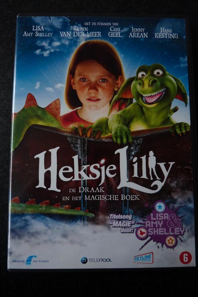 z.g.a.n dvd Heksje Lilly de draak en het magische boek, 6, Cd's en Dvd's, Dvd's | Kinderen en Jeugd, Zo goed als nieuw, Vanaf 6 jaar