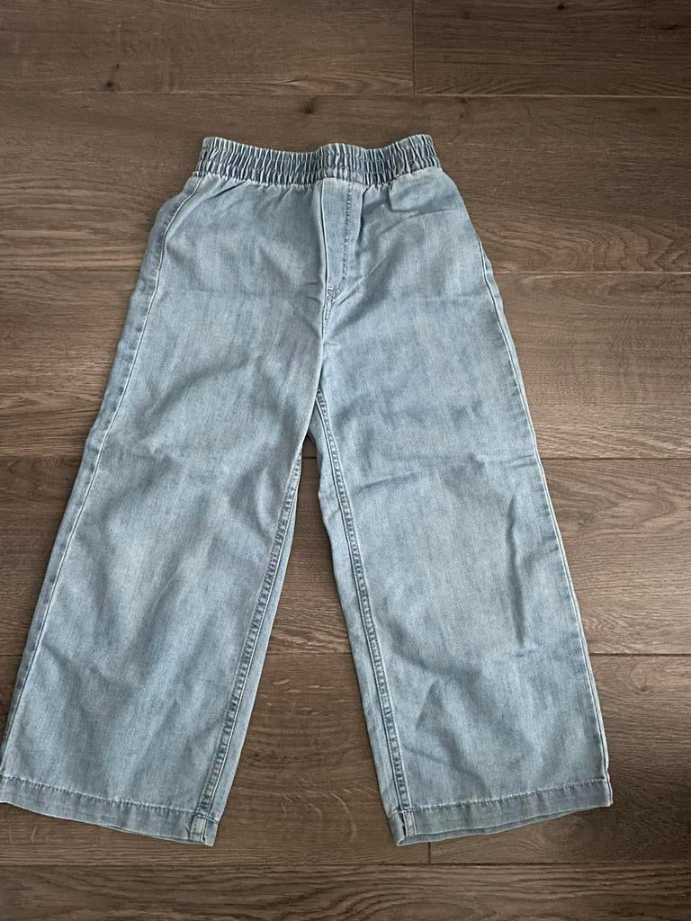 Wideleg broek H&M mt 116, Kinderen en Baby's, Kinderkleding | Maat 116, Ophalen of Verzenden, Zo goed als nieuw, Meisje, Broek