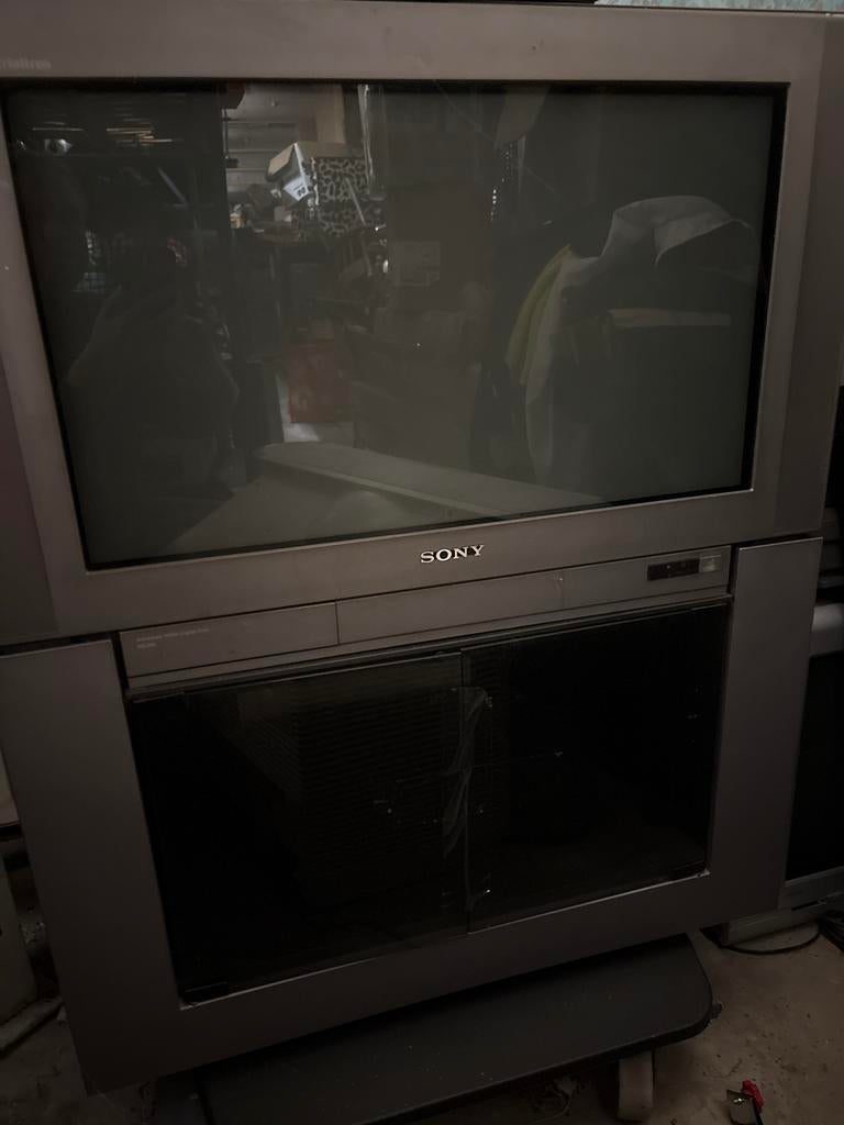 Sony Trinitron TV met bijpassend meubel - Vintage CRT Retro, Ophalen, Gebruikt, 60 tot 80 cm, Sony