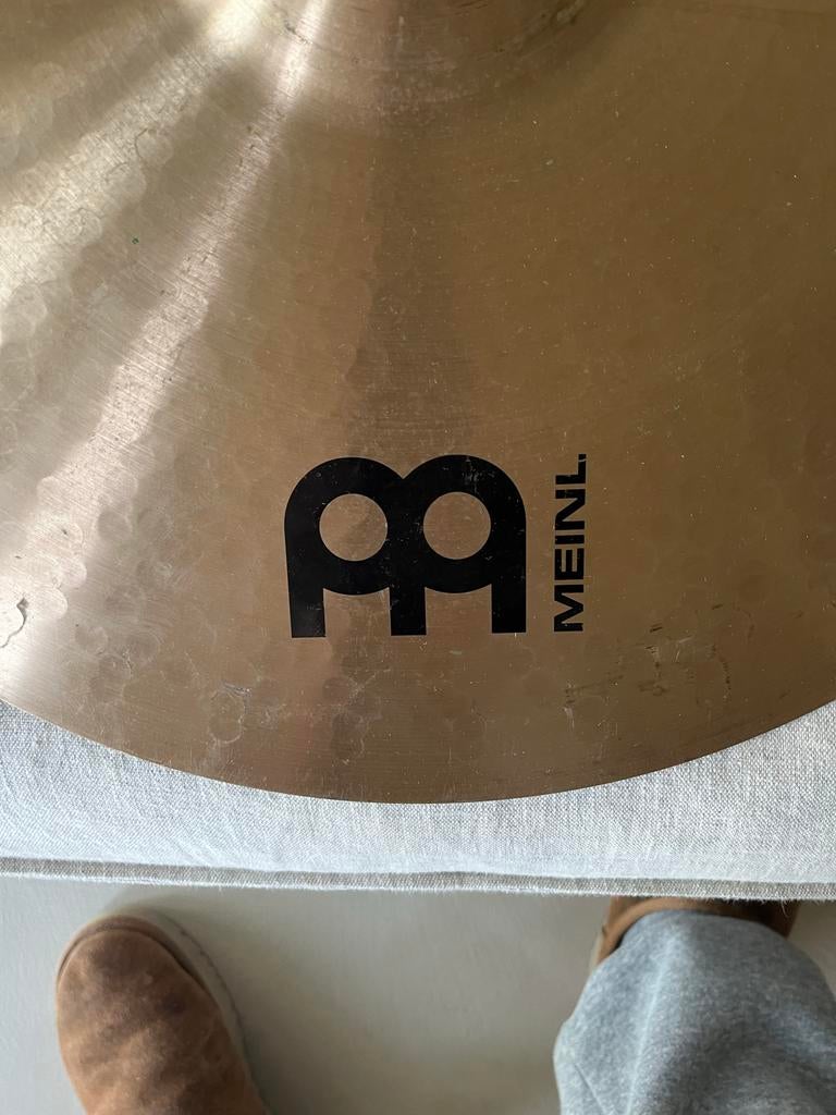 Meinl Pure Alloy 20" Ride & Paiste PST7 16" Heavy Crash, Ophalen of Verzenden, Zo goed als nieuw, Overige merken