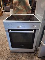 Vrijstaand elektrisch fornuis Wit BOSCH perilex, Ophalen, Gebruikt, Warmhoudplaat, 4 kookzones
