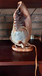 Vintage Antieke Schelplamp Sicilië, Antiek en Kunst, Antiek | Lampen, Ophalen of Verzenden