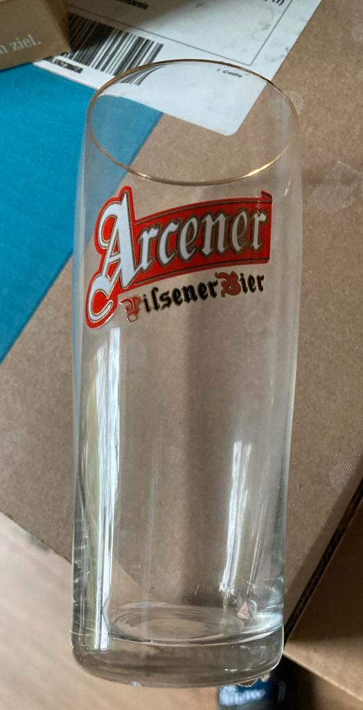 Arcener Pilsener Bierglas - Vintage Collectie, Verzamelen, Biermerken, Zo goed als nieuw, Glas of Glazen, Ophalen of Verzenden