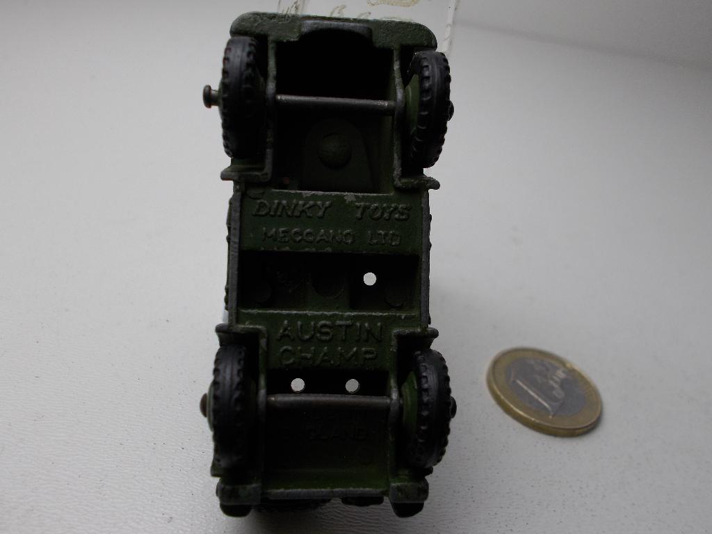 1958 Dinky Toys 674 AUSTIN CHAMP + DRIVER (-R-), Ophalen of Verzenden, Gebruikt, Auto, Dinky Toys