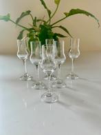 6 grappaglazen, limoncello glazen Spiegelau. Nieuwstaat 8 cl, Verzamelen, Ophalen of Verzenden, Zo goed als nieuw, Overige typen