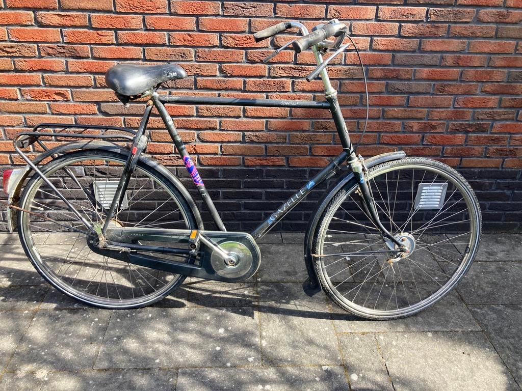 Gazelle - oudje - hoog frame VINTAGE, Fietsen en Brommers, Fietsen | Oldtimers, 59 cm of meer, Ophalen