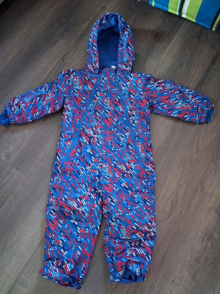 Skipak maat 98/104 - Blauw met print, Kinderen en Baby's, Ophalen, Gebruikt, Jongen of Meisje, Overige typen
