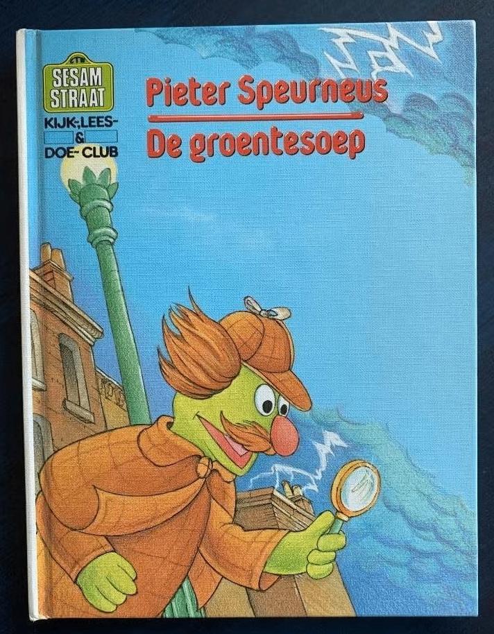Sesamstraat-boek Pieter Speurneus, de groentesoep, Ophalen of Verzenden, Zo goed als nieuw, Fictie algemeen