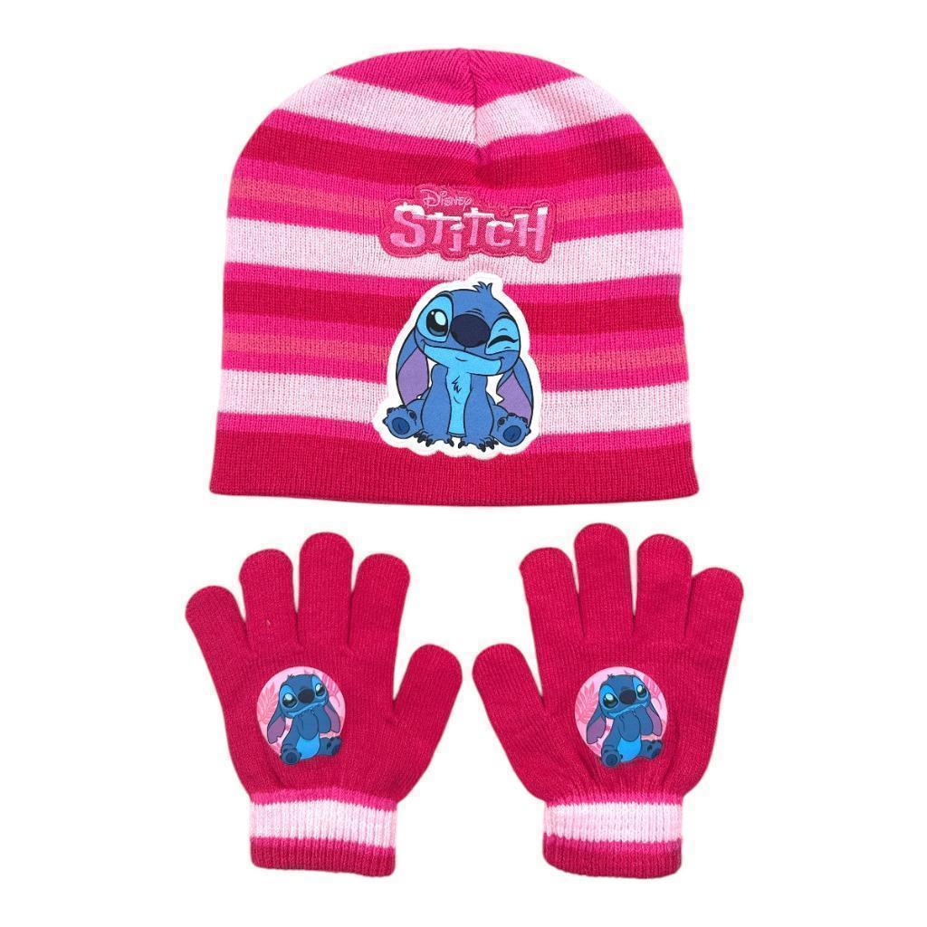 Stitch Handschoenen met Muts - Licht of Donker Roze - Disney, Kinderen en Baby's, Kinderkleding | Mutsen, Sjaals en Handschoenen
