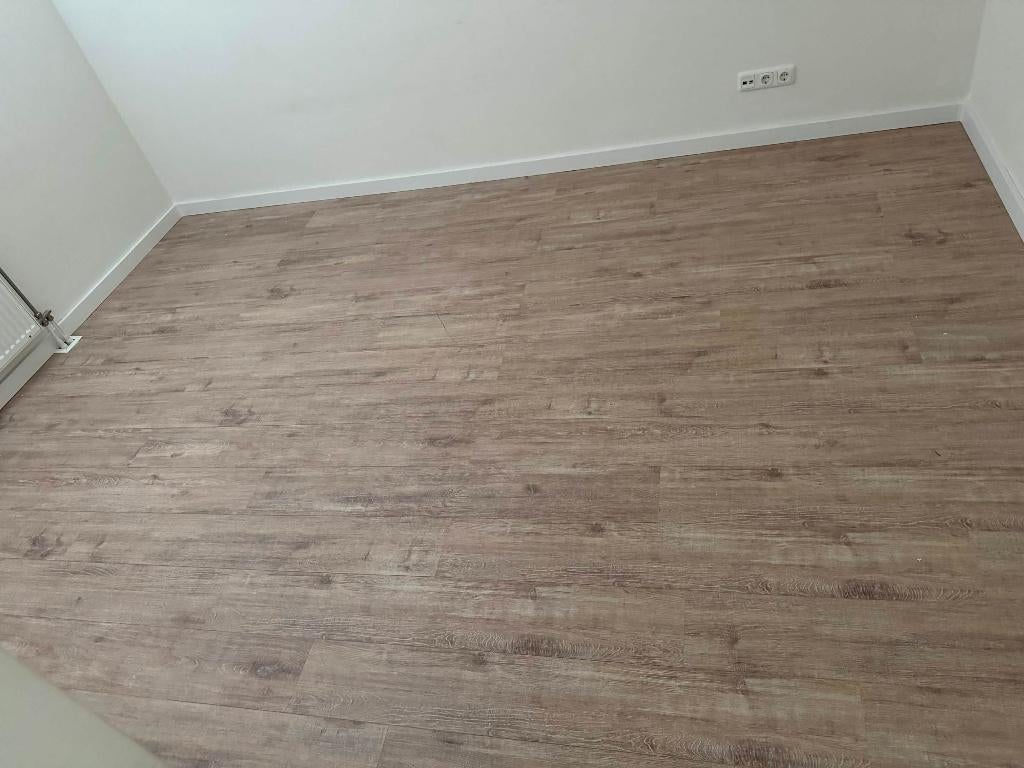 Klik pvc laminaat 40m2 compleet meenemen, Ophalen, 50 tot 150 cm, Zo goed als nieuw, 10 m² of meer