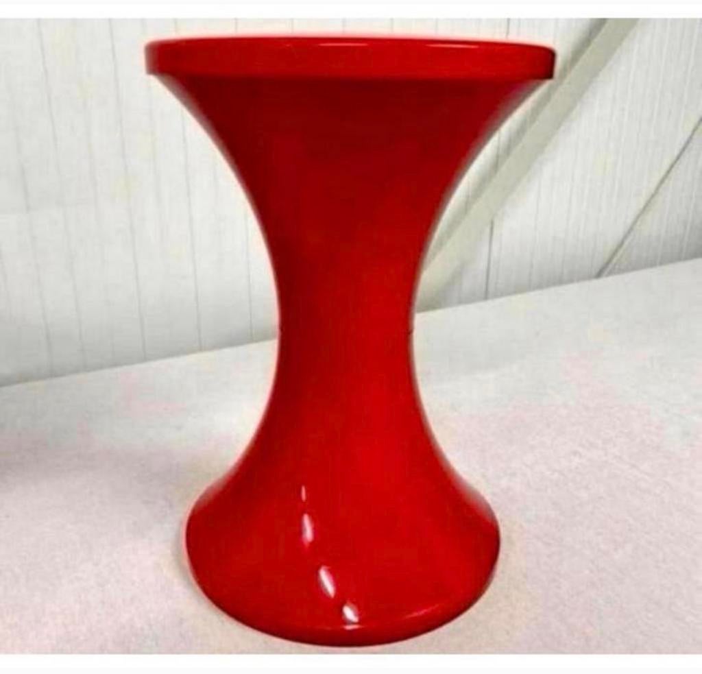 Design klassiek kruk Tam Tam krukje jaren 1970 plastic retro, Huis en Inrichting, Krukjes, Kunststof, Ophalen of Verzenden, Zo goed als nieuw