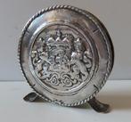 Uit inboedel: Zilveren broekstukken  brievenstandaard,incl v, Verzenden, Zilver