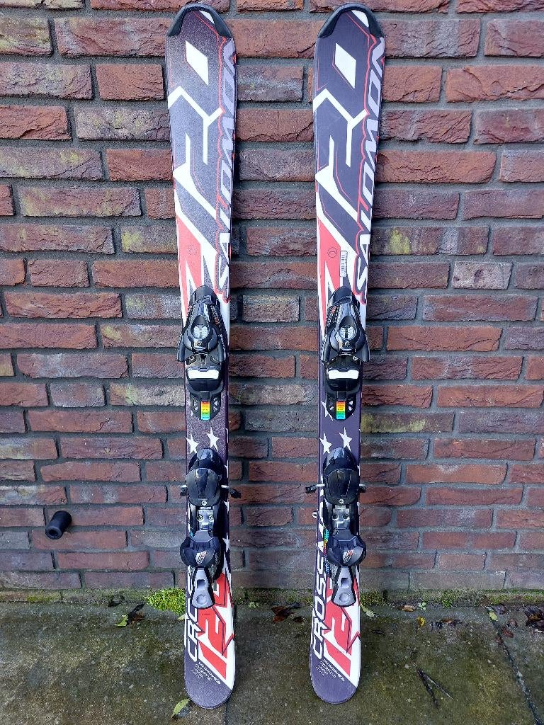Salomon Ski's - Snowblades - Shorties - Funski's - 120 cm, Sport en Fitness, Skiën en Langlaufen, 100 tot 140 cm, Zo goed als nieuw