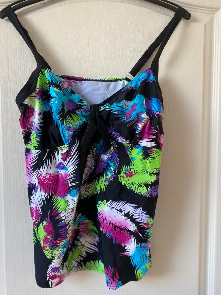 Tankini top maat 46, Ophalen of Verzenden, Zo goed als nieuw, Zwart, Overige typen