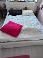 2 persoonsbed wit 160x200, Ophalen, Overige materialen, Gebruikt, Wit
