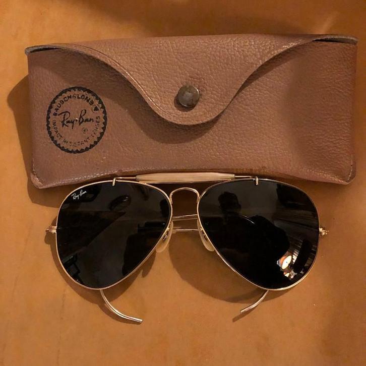 Vintage B&L Ray-Ban Aviator Outdoorsman 58mm zonnebril O4, Sieraden, Tassen en Uiterlijk, Zonnebrillen en Brillen | Heren, Gebruikt