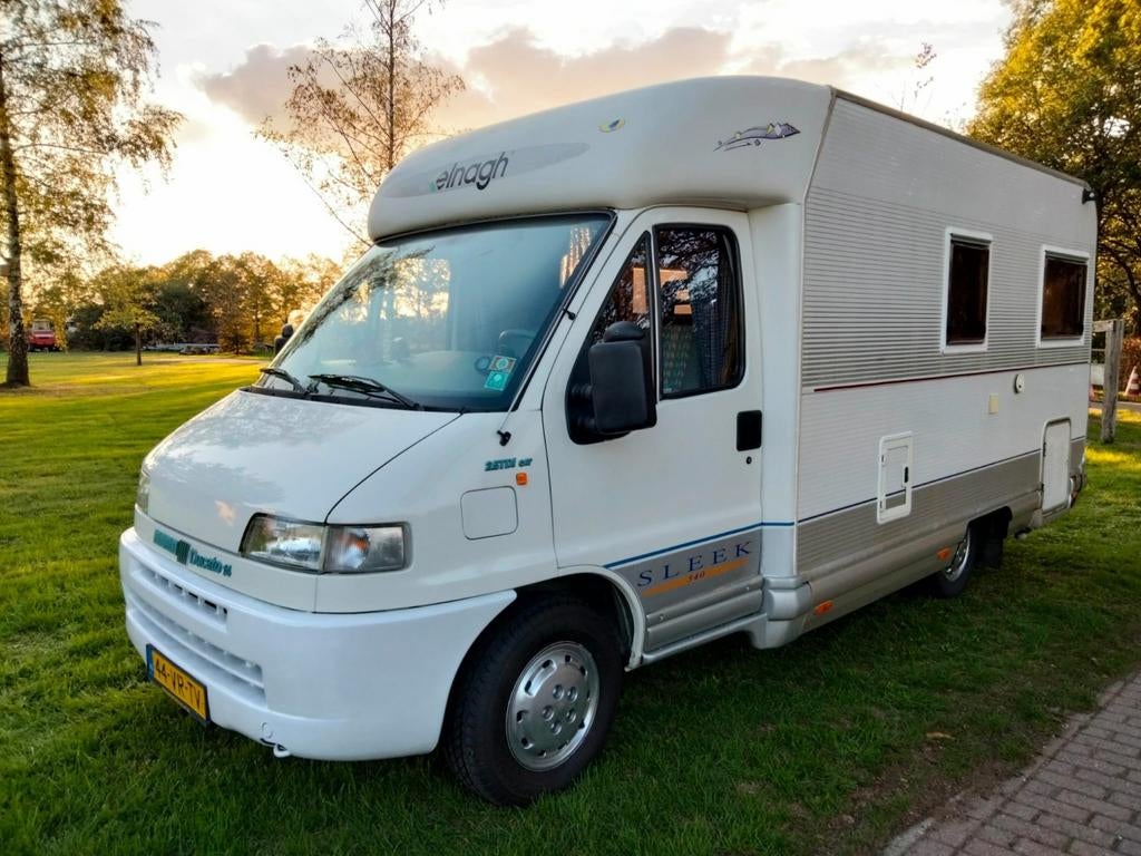 Compacte camper Fiat Ducato Elnagh 1997, Caravans en Kamperen, Campers, Ringverwarming, Fiat, Achteruitrijcamera, Tot en met 2
