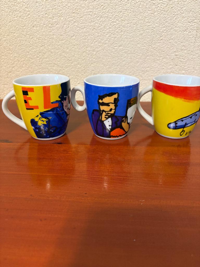 Herman Brood koffiemokjes, Ophalen of Verzenden