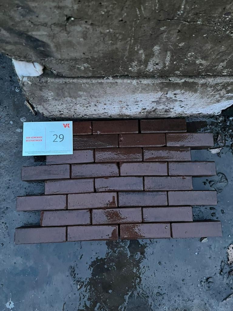 gebruikt gebakken dikformaten rood bruin, Ophalen of Verzenden, Keramiek, Klinkers