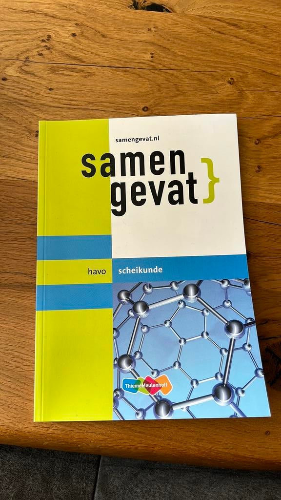 Samengevat havo scheikunde, Boeken, Schoolboeken, Ophalen of Verzenden, Zo goed als nieuw, HAVO, Scheikunde