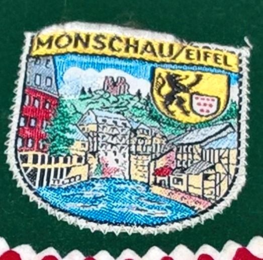 Monschau Eifel Souvenir Oud hoedje petje vilt, Antiek en Kunst, Curiosa en Brocante, Verzenden