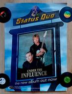 Status Quo Under the influence poster rock hardrock pop, Ophalen of Verzenden, Gebruikt, Poster, Artwork of Schilderij