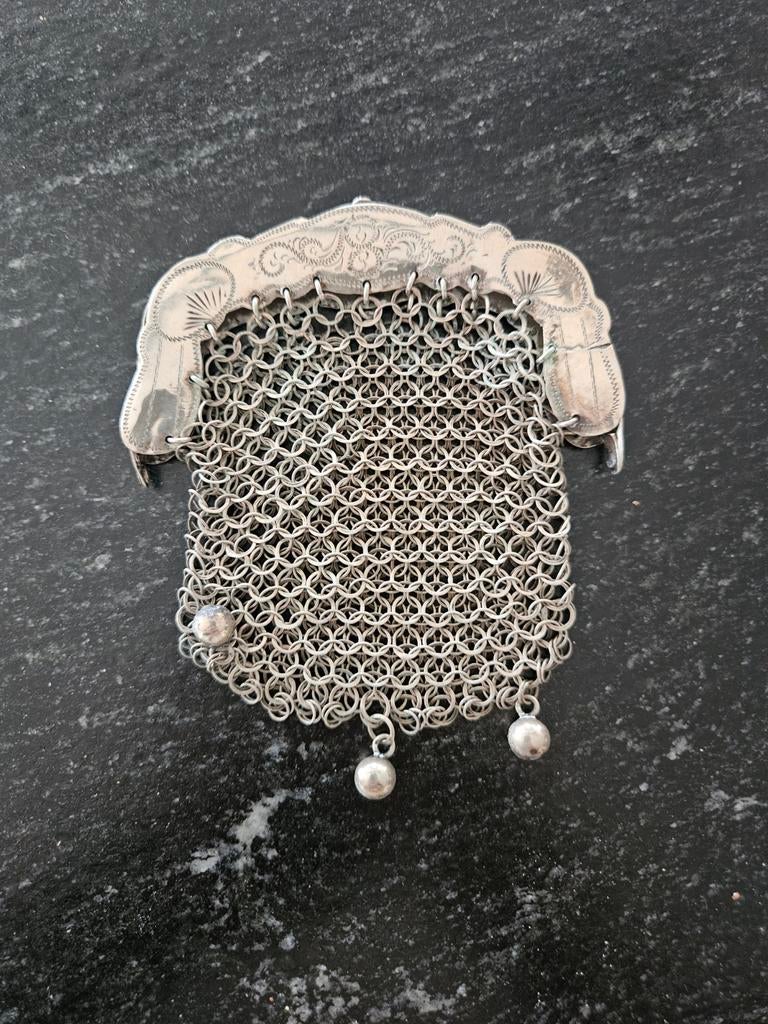 Zilveren portemonnee, Sieraden, Tassen en Uiterlijk, Portemonnees, Ophalen, Zo goed als nieuw, Overige kleuren