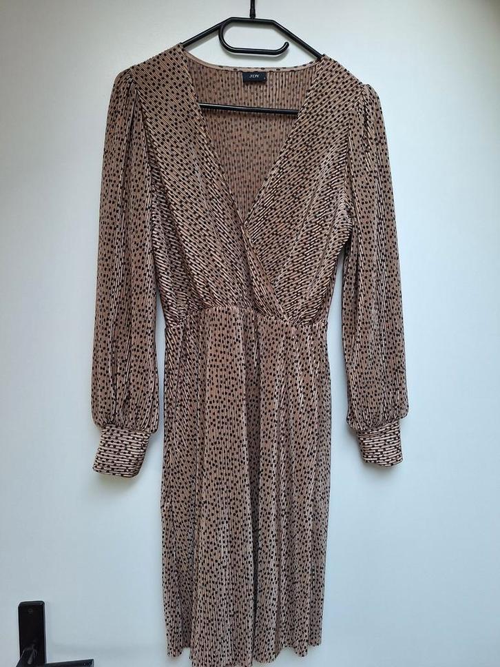 Als NIEUW koper bruine jurk JDY - maat S 36, Kleding | Dames, Jurken, Zo goed als nieuw, Maat 34 (XS) of kleiner, Bruin, Boven de knie