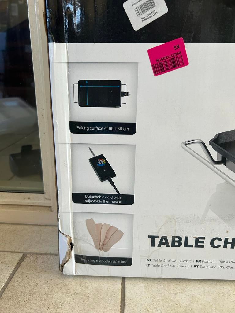 Princess Table Chef XXL Classic Gourmetstel - Z.G.A.N., 8 personen of meer, ., Ophalen of Verzenden, Zo goed als nieuw