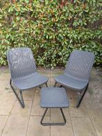 Keter Patio/Balkon/tuinset, Tuin en Terras, Kunststof, Bijzettafel, Zo goed als nieuw, Tuinset