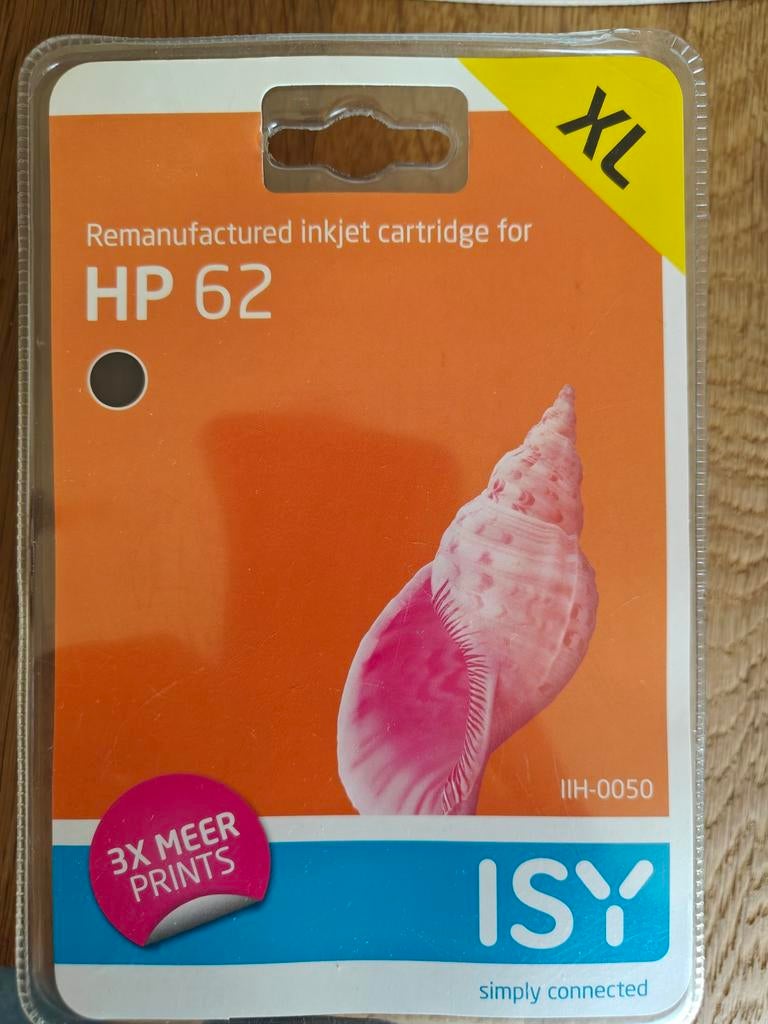 3x inkt cartridges HP 62, Computers en Software, Printerbenodigdheden, Ophalen of Verzenden, Nieuw
