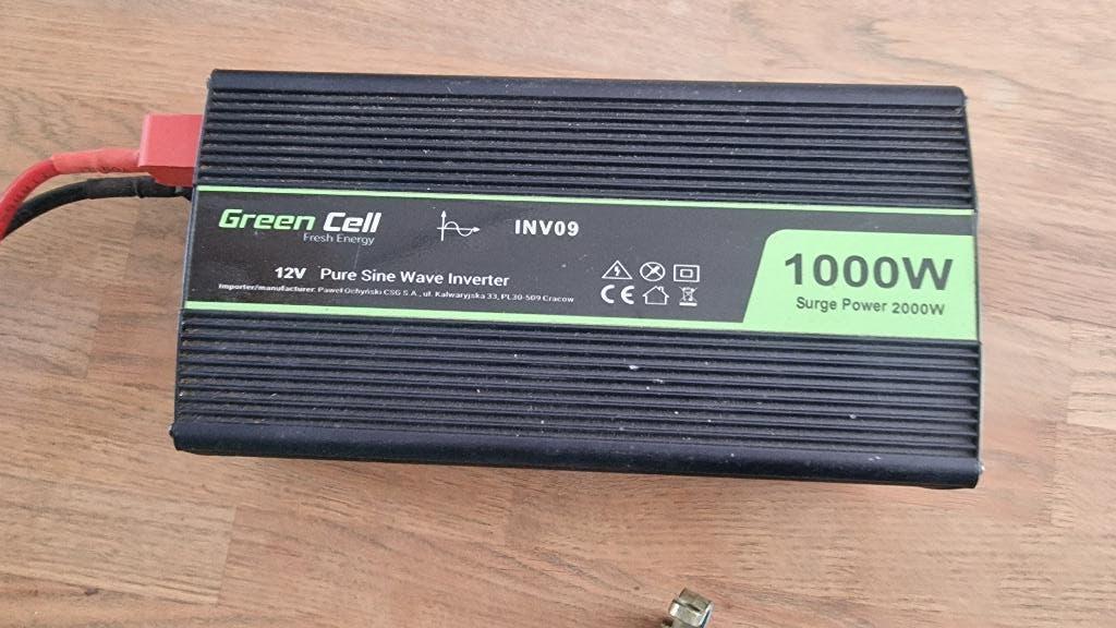 Inverter / Omvormer 12V naar 230V, 1000W/2000W zuivere sinus, Ophalen of Verzenden, Nieuw