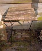 Houten decoratief tuintafeltje, Ophalen, Gebruikt, Rechthoekig, Hout