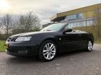 Saab 9-3 2.0 T Cabrio 2005 Zwart Lage km stand, Voorwielaandrijving, 1998 cc, Beige, 4 cilinders