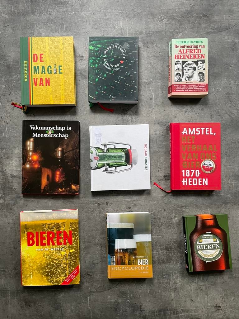 Boeken Heineken Amstel Grolsch Bier, Ophalen, Zo goed als nieuw